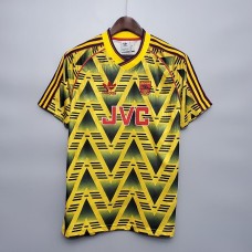 Arsenal 91/93 Away Yellow Soccer Jersey